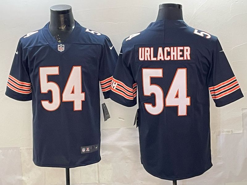 Men 2026 Chicago Bears #54 Urlacher blue 2th generation Nike Limited NFL Jersey style 001->chicago bears->NFL Jersey